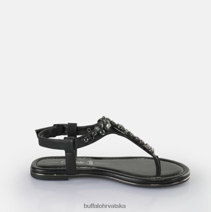 crno Buffalo veganske sandale rhonda |sandale TDD6T94